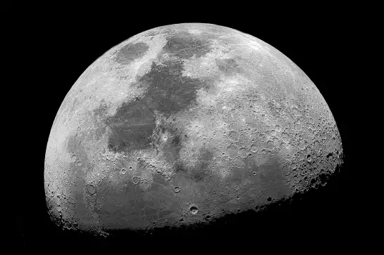 La lune - poster astronomie