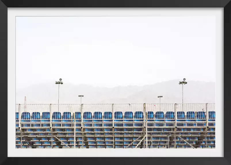 Stade de foot. Scenes from eilat 2018 - tableau urbain