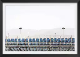 Stade de foot. Scenes from eilat 2018 - tableau urbain