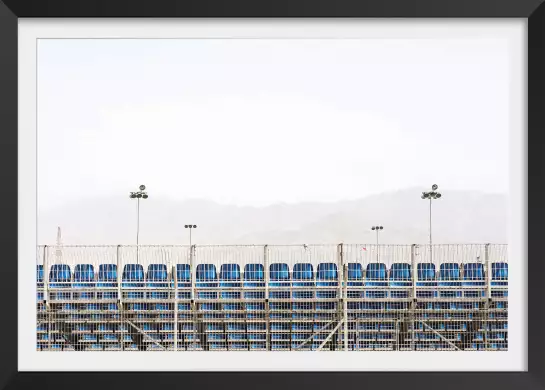 Stade de foot. Scenes from eilat 2018 - tableau urbain