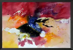 Aquarelle - tableau abstrait