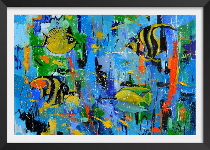 Aquarium - art abstrait