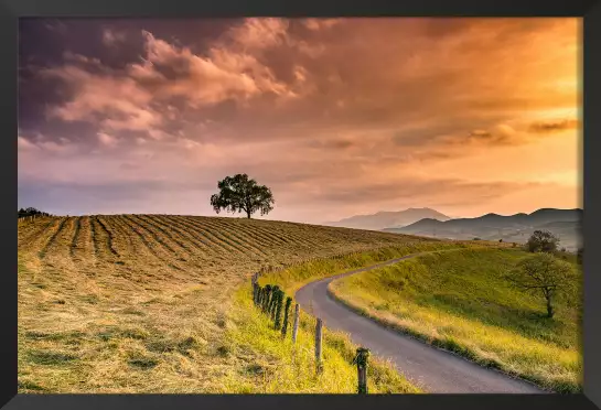 Chemin des basques - tableau paysage nature