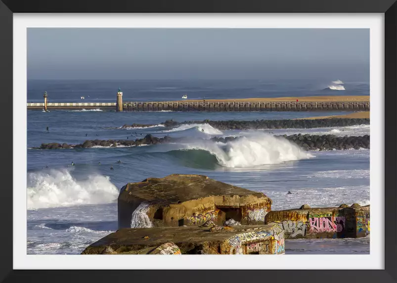 Santocha maréee haute - affiche surf