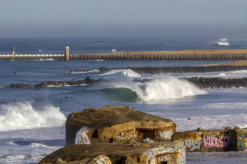 Santocha maréee haute - affiche surf