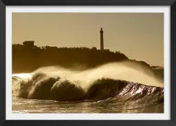 Phare de Biarrtiz - tableau paysage mer