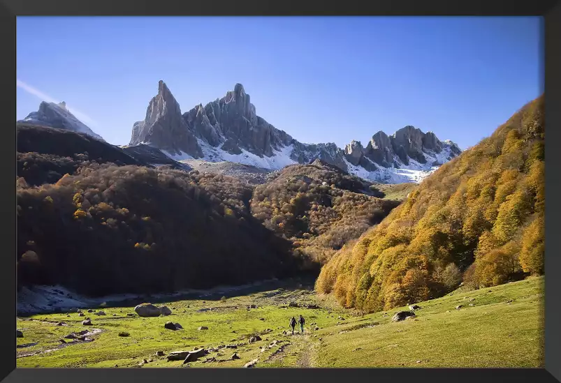 Pic d'ansabère - affiche montagne