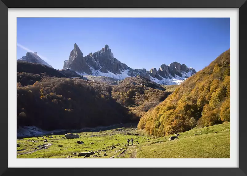 Pic d'ansabère - affiche montagne