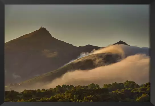 La montagne de la rhune - paysage pyrenees