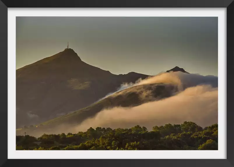 La montagne de la rhune - paysage pyrenees