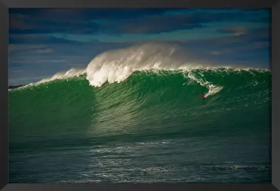 Belharra vague géante - affiche paysage ocean