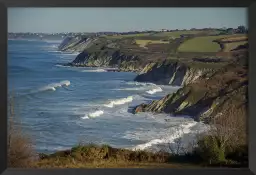 Corniche d'hendaye - affiche paysage ocean