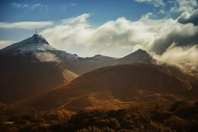 La rhune au pays basque - paysage pyrenees