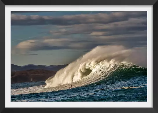 Vague belharra - affiche paysage ocean