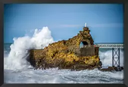 Vierge biarritz - affiche paysage ocean