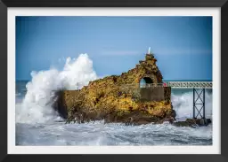 Vierge biarritz - affiche paysage ocean