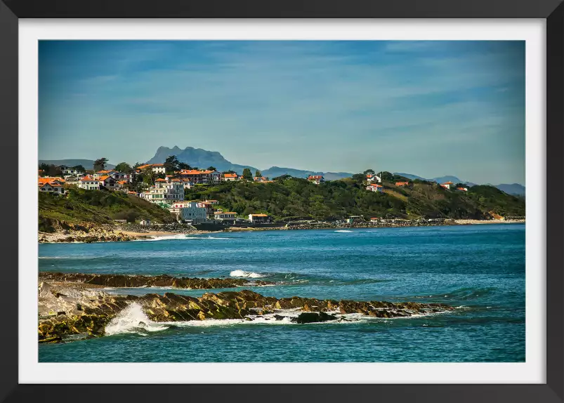 Vue du pays basque - basque region