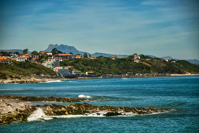 Vue du pays basque - basque region