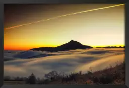 La rhune au dessus des nuages - tableau sud ouest