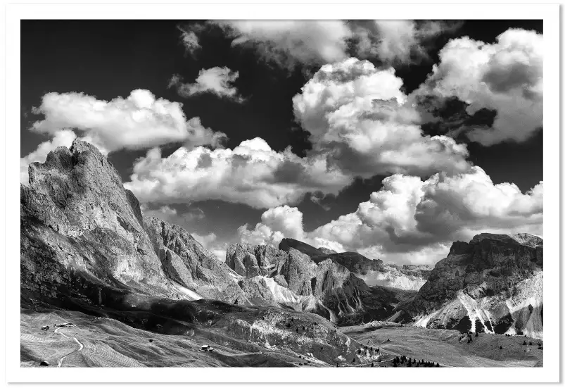 Dolomites - poster montagnes