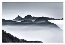 Calme et zen - poster montagnes