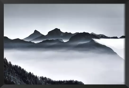 Calme et zen - poster montagnes