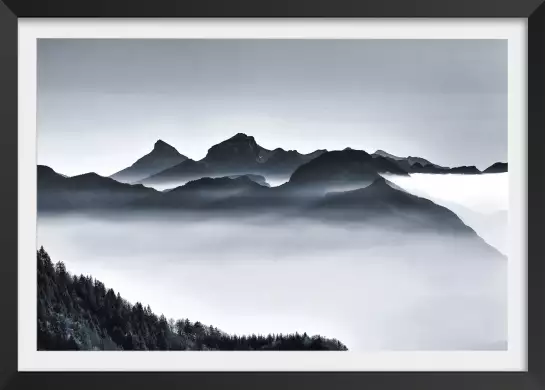 Calme et zen - poster montagnes