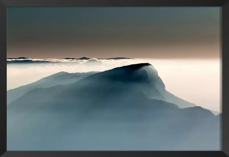 Voile alpin - poster montagnes