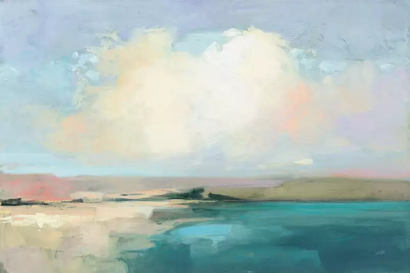 Abstrait ciel sur la côte - tableau peinture nature