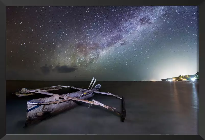 Zanzibar milky way - affiche paysage ile