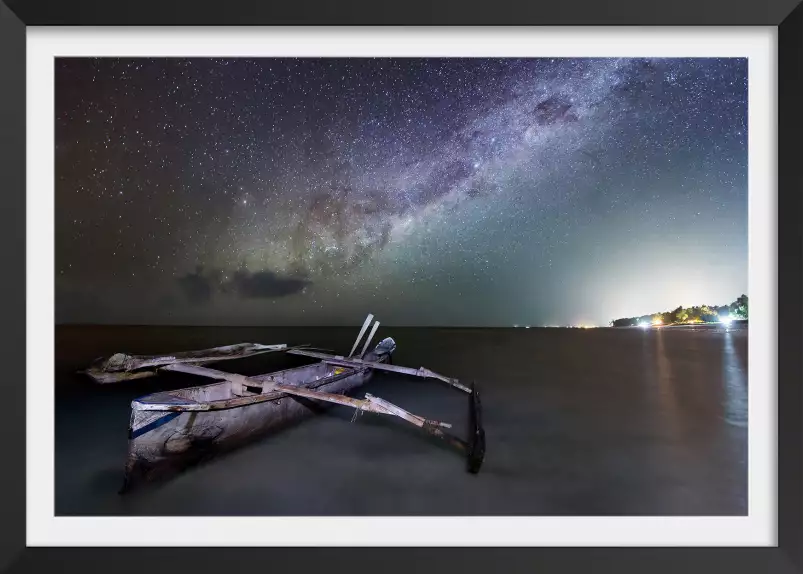 Zanzibar milky way - affiche paysage ile