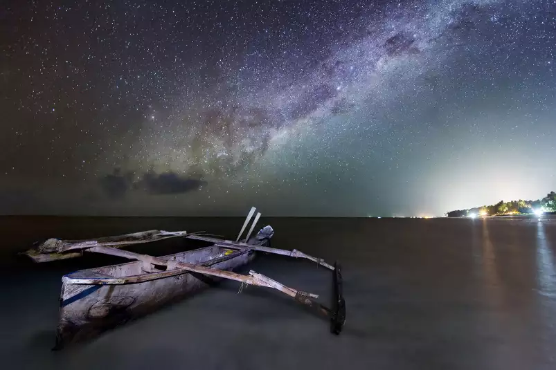 Zanzibar milky way - affiche paysage ile