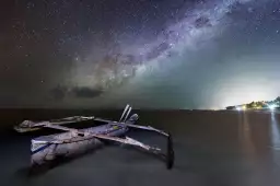 Zanzibar milky way - affiche paysage ile