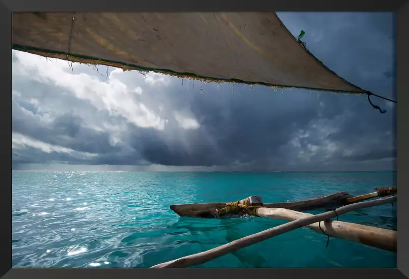 Sous la voile océan indien - affiche ocean