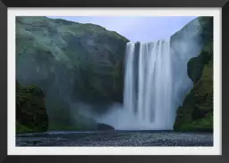 Cascade skogafoss islande - tableau paysage nature