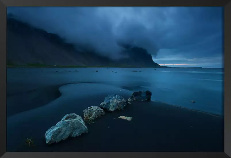 Islande - tableau bord de mer