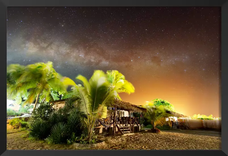 Sous le ciel étoilé de zanzibar - tableau paysage nature