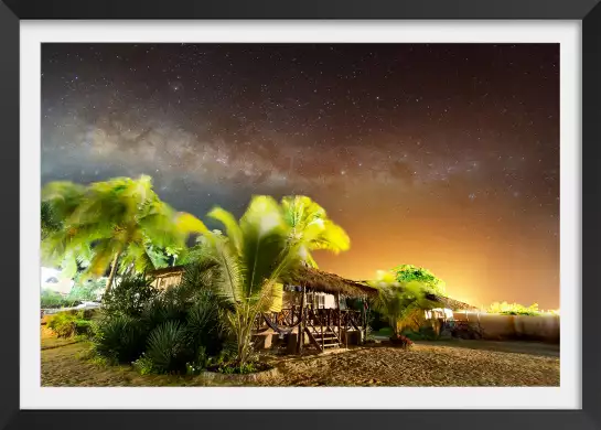 Sous le ciel étoilé de zanzibar - tableau paysage nature