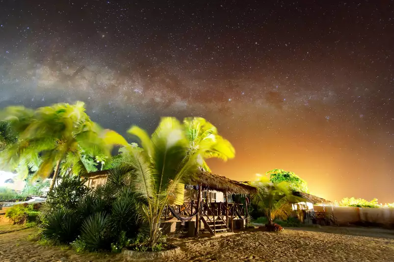 Sous le ciel étoilé de zanzibar - tableau paysage nature