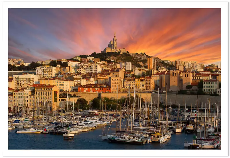 Marseille, la bonne mère - affiche marseille