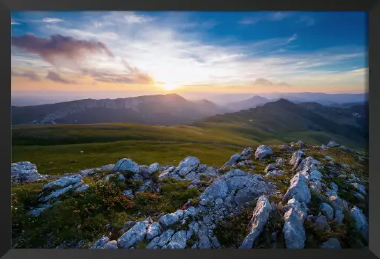 Au sommet du mont Chiran - paysage montagne