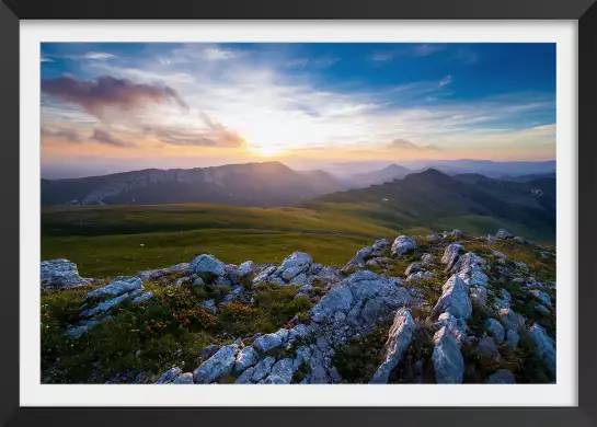 Au sommet du mont Chiran - paysage montagne