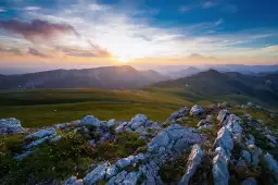 Au sommet du mont Chiran - paysage montagne