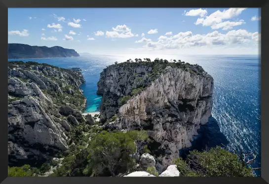 Calanques à cassis - affiche cote d azur