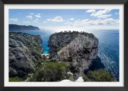 Calanques à cassis - affiche cote d azur