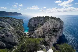 Calanques à cassis - affiche cote d azur