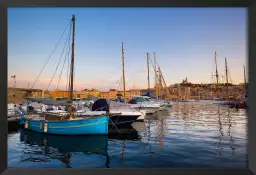 Marseille, les pointus du vieux port - affiche marseille