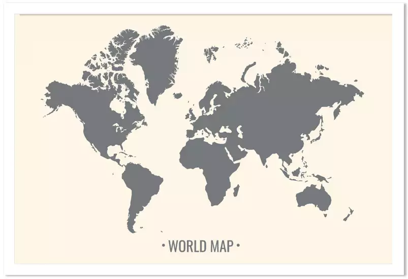 Worl map - carte du monde