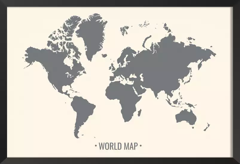 Worl map - carte du monde