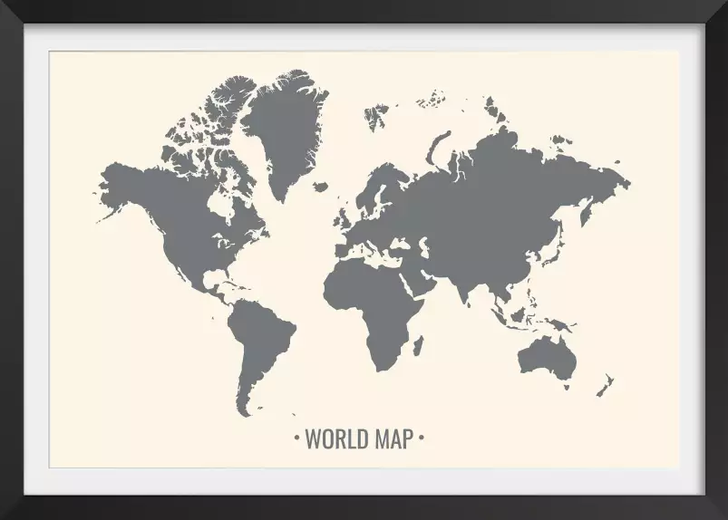 Worl map - carte du monde